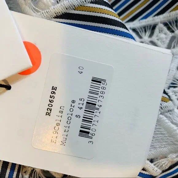 New Sandro Paris Short Lace Shirt Dress collar 40 - Picture 10 of 12